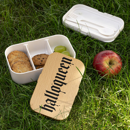 Halloween Bento Lunch Box - 'Halloqueen' Design for Spooky Lunches