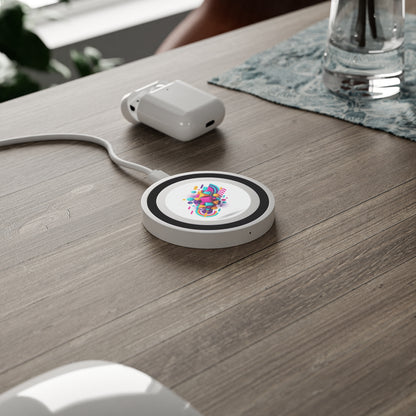 Quake Wireless Charging Pad — Colorful Geometric Qi Charger (free shipping)