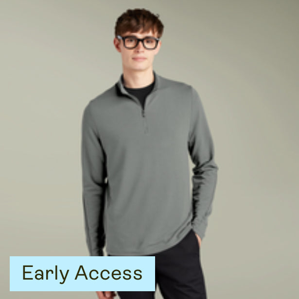 Mercer+Mettle  Quarter-Zip Pullover — Stretch Performance Sweatshirt