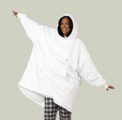 American Retro 80s Memphis Pattern Pink- blanket hoodie - hoodie