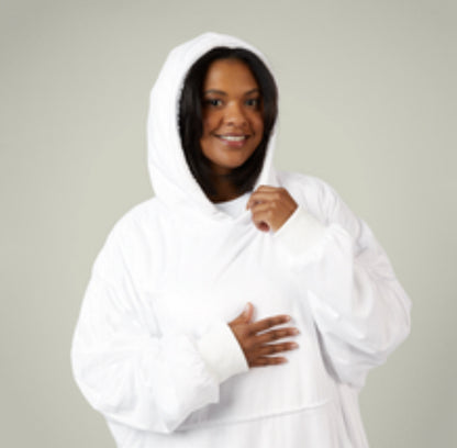 American Retro 80s Memphis Pattern Pink- blanket hoodie - hoodie