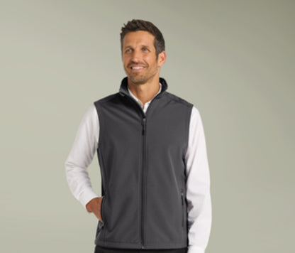 Port Authority® Men's Core Soft Shell Vest - Men's Soft Shell Vest — Windproof Layering Jacket (free shipping)