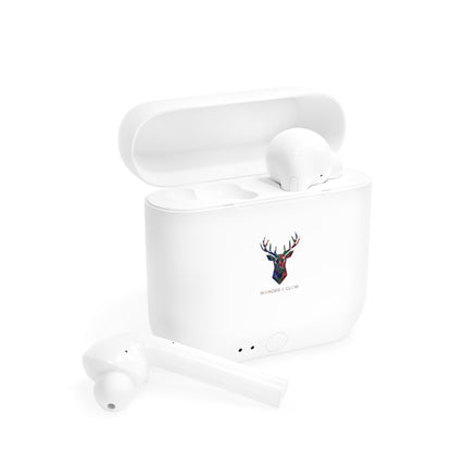 Deer Mosaic Wireless Earbuds Case — 'Wonder & Glow' Design
