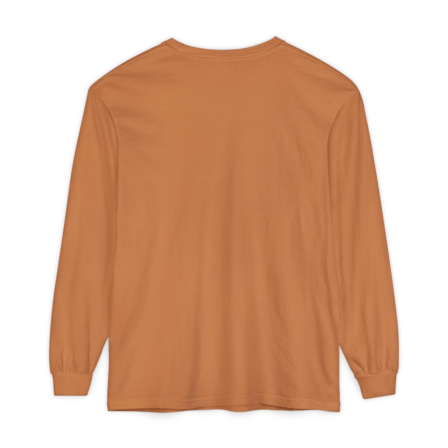 Women’s Yam colored Garment-Dyed Long Sleeve T-Shirt - Cozy Casual Style