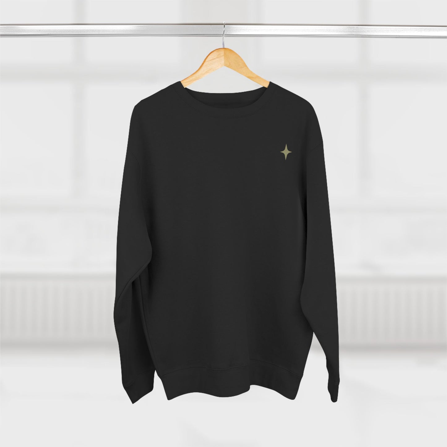 Modern Star Design  Crew neck Sweatshirt