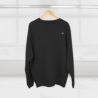 Modern Star Design  Crew neck Sweatshirt
