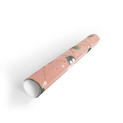 Whimsical Holiday Gift Wrapping Paper Roll - Cute Winter Animals Design
