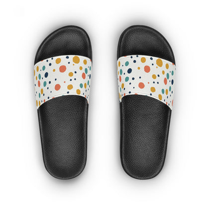 Women's Slide Sandals Delicate Polka Dot Mix / Varied Circles