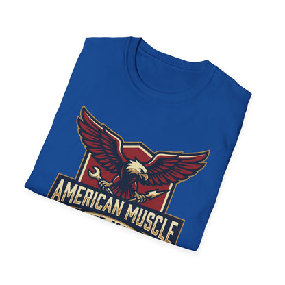 American Muscle Eagle T-Shirt — Vintage V8 Car Lover Tee