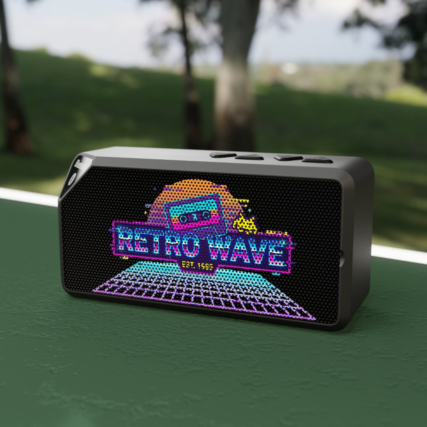Retro 80’s Wave Bluetooth Speaker — Pixel Cassette Design