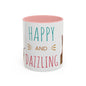 Happy and Dazzling Smoking Cat Coffee Mug — Cute Ginger Cat Accent Mug (11/15oz) (free shipping)