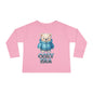 Cozy Era Toddler Long Sleeve Tee — Cute Bear in Puffer Jacket
