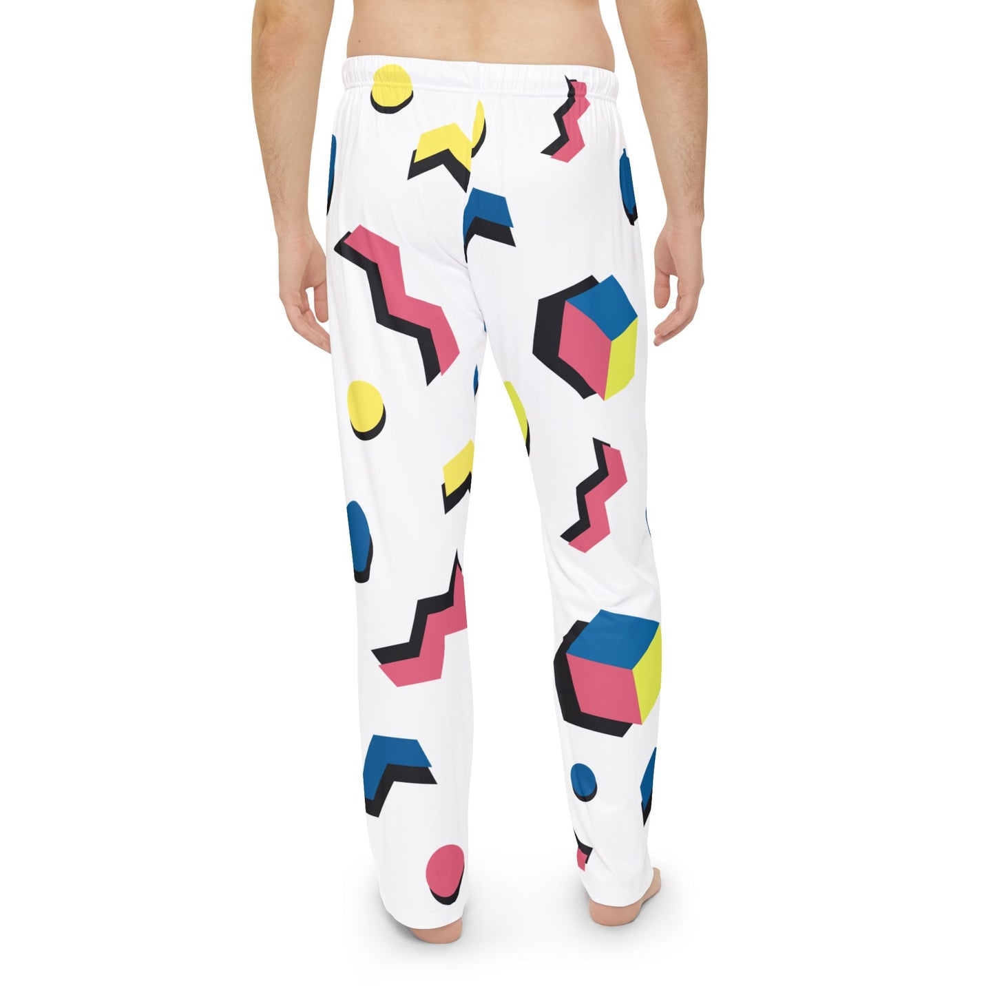 Retro 80s Memphis Geometric Lounge Sleep Pant- pajama pants