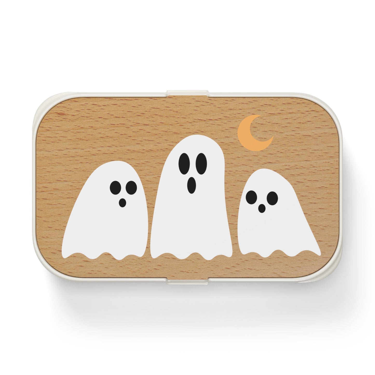 Spooky Ghosts Bento Lunch Box - Halloween-Themed Meal Container for Kids