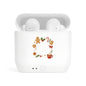 Wireless Earbuds Case — Holiday Gingerbread Wreath Design