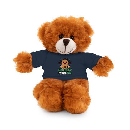 Holiday Mode On Gingerbread Bear Plush with Tee