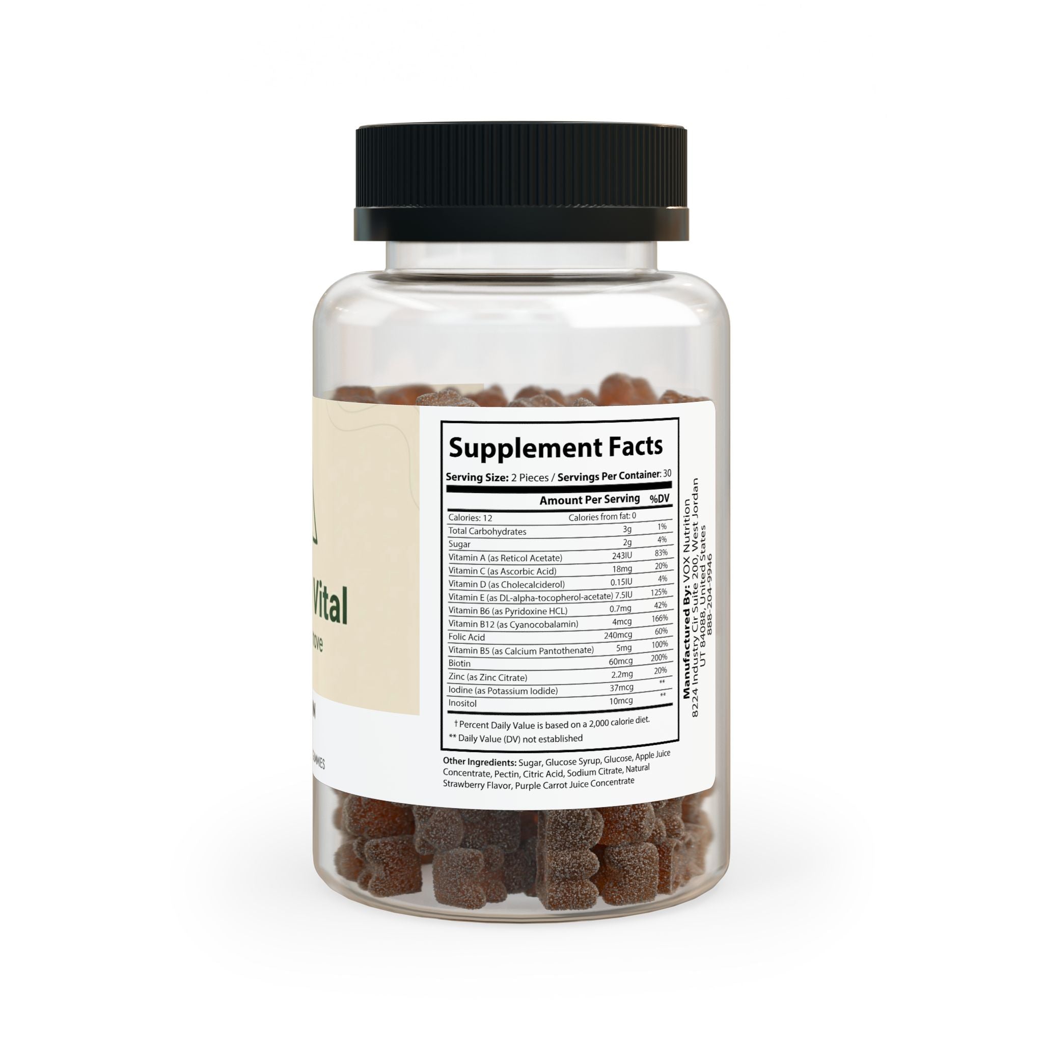 Base Camp Vital Multivitamin Gummies for Adults (60 Gummies)