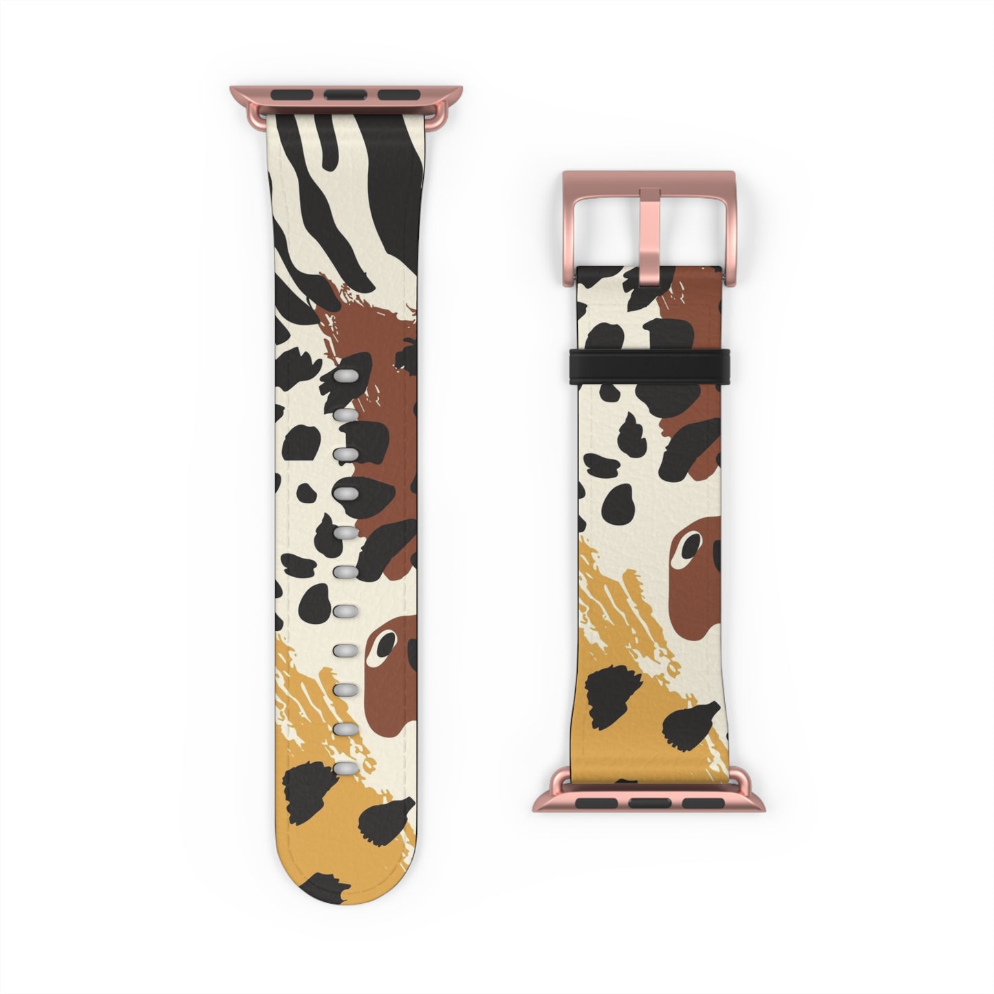 Wildlife Print Watch Band - Trendy and Stylish Accessory for Animal Lovers