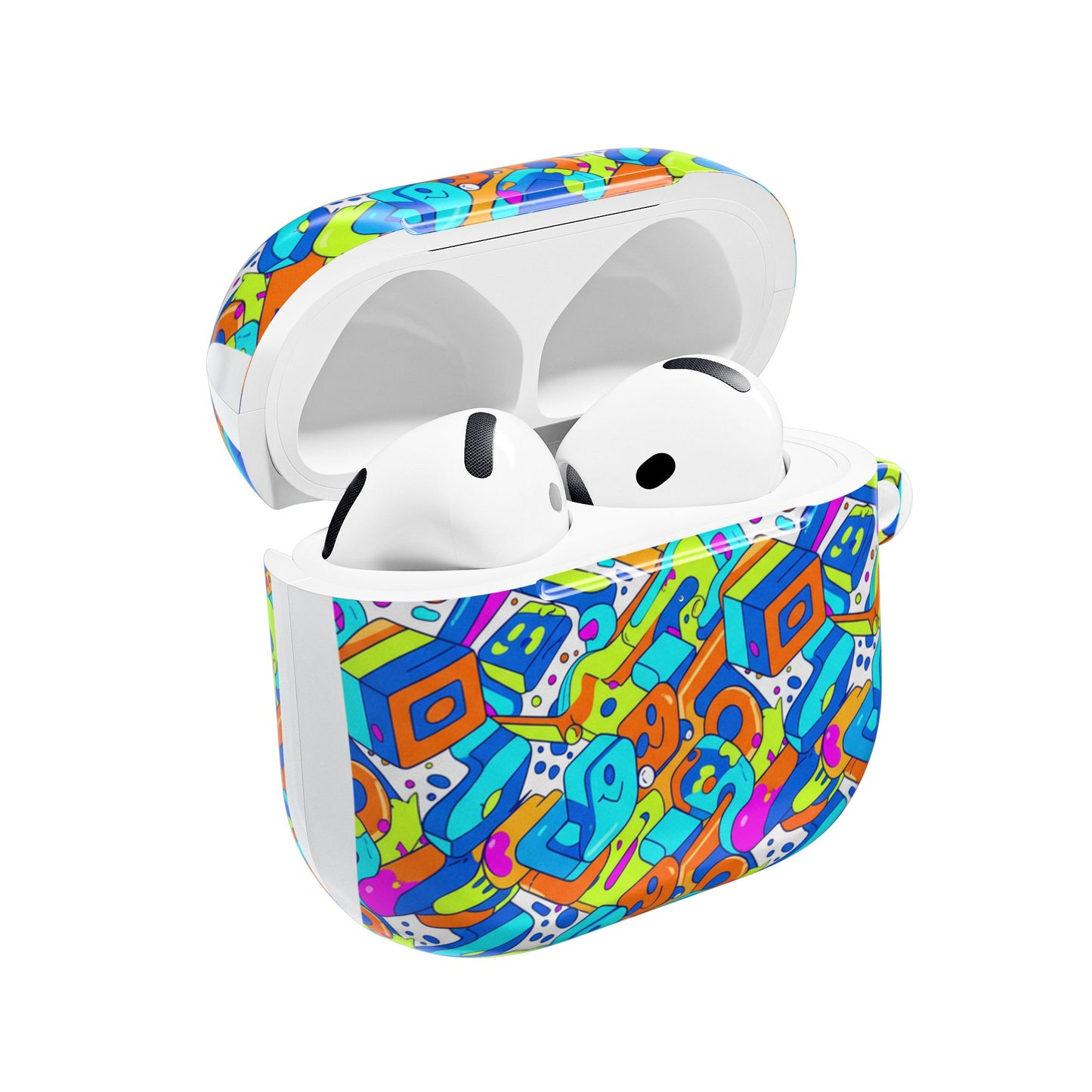 Colorful  AirPods Case — Retro Pop Graphic AirPod Case