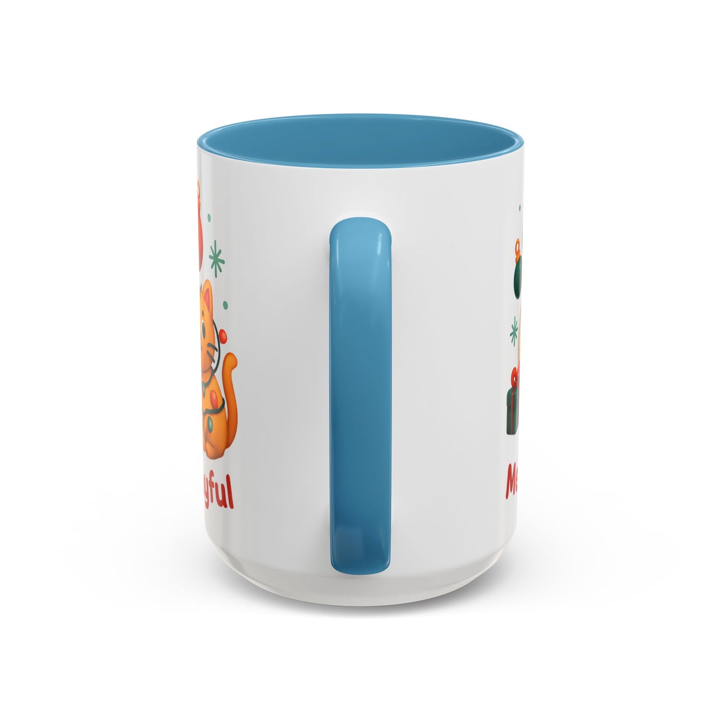 Christmas Animal Mug — "Merry & Playful" Accent Coffee Cup