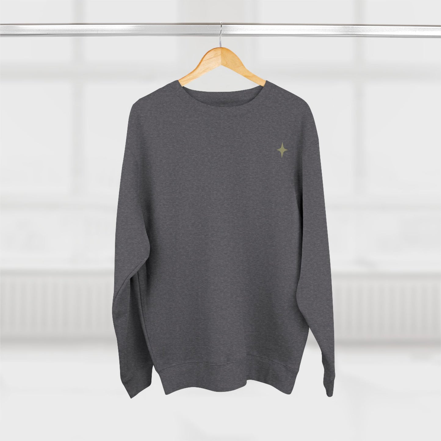 Modern Star Design  Crew neck Sweatshirt