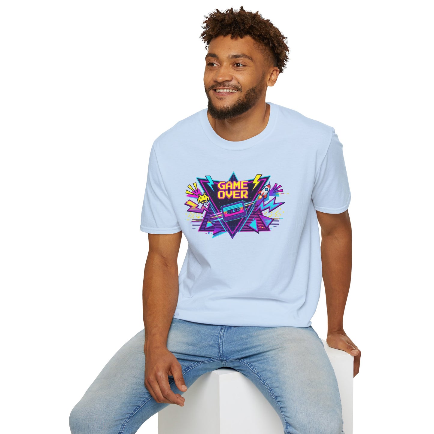 Retro 'Game Over' Graphic T-Shirt — 80s Arcade Gamer Tee