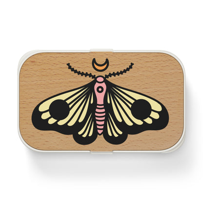 Butterfly Design Bento Lunch Box - Eco-Friendly Meal Container for Kids & Adults