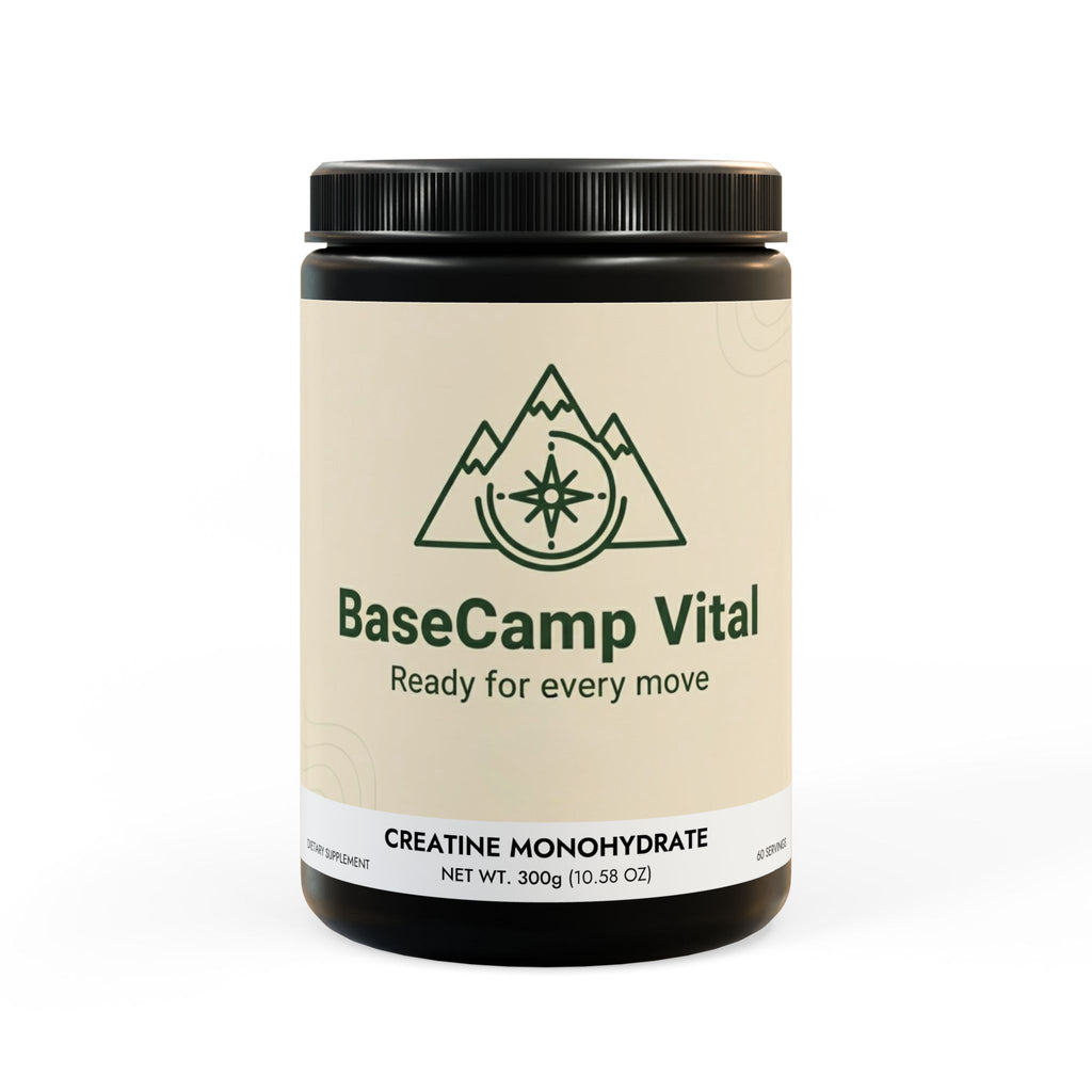 Base Camp Vital Creatine Monohydrate Supplement (300g, 10.58oz)