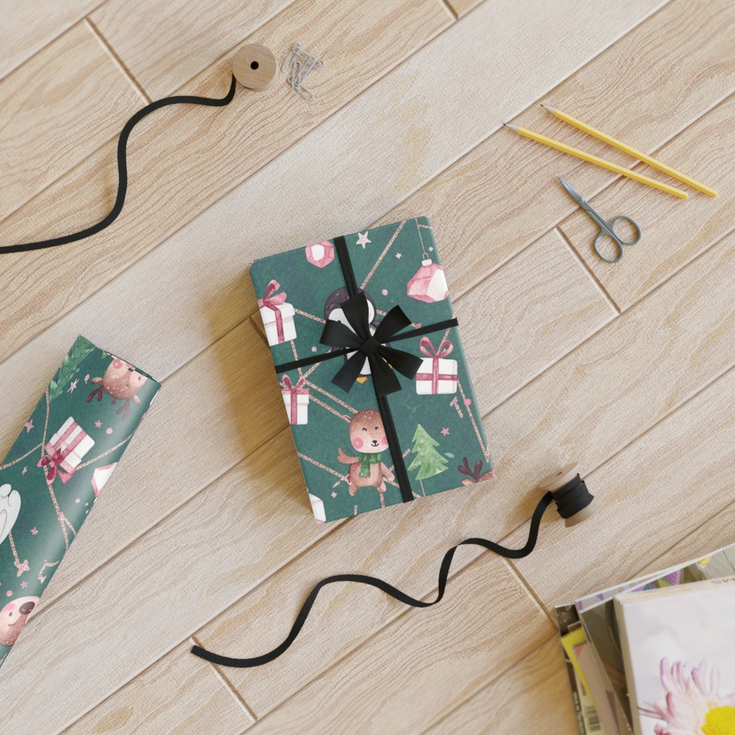 Gift Wrapping Paper Rolls, 1pc