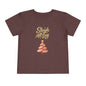 Toddler Tee - "Sleigh All Day" Christmas Tree Holiday Shirt