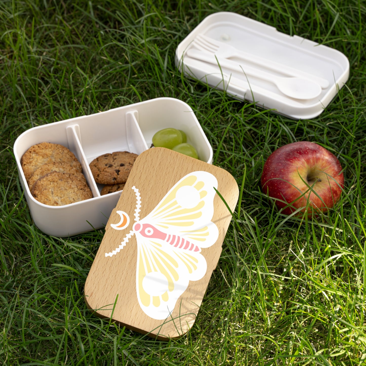 Butterfly Design Bento Lunch Box for Eco-Friendly Eating