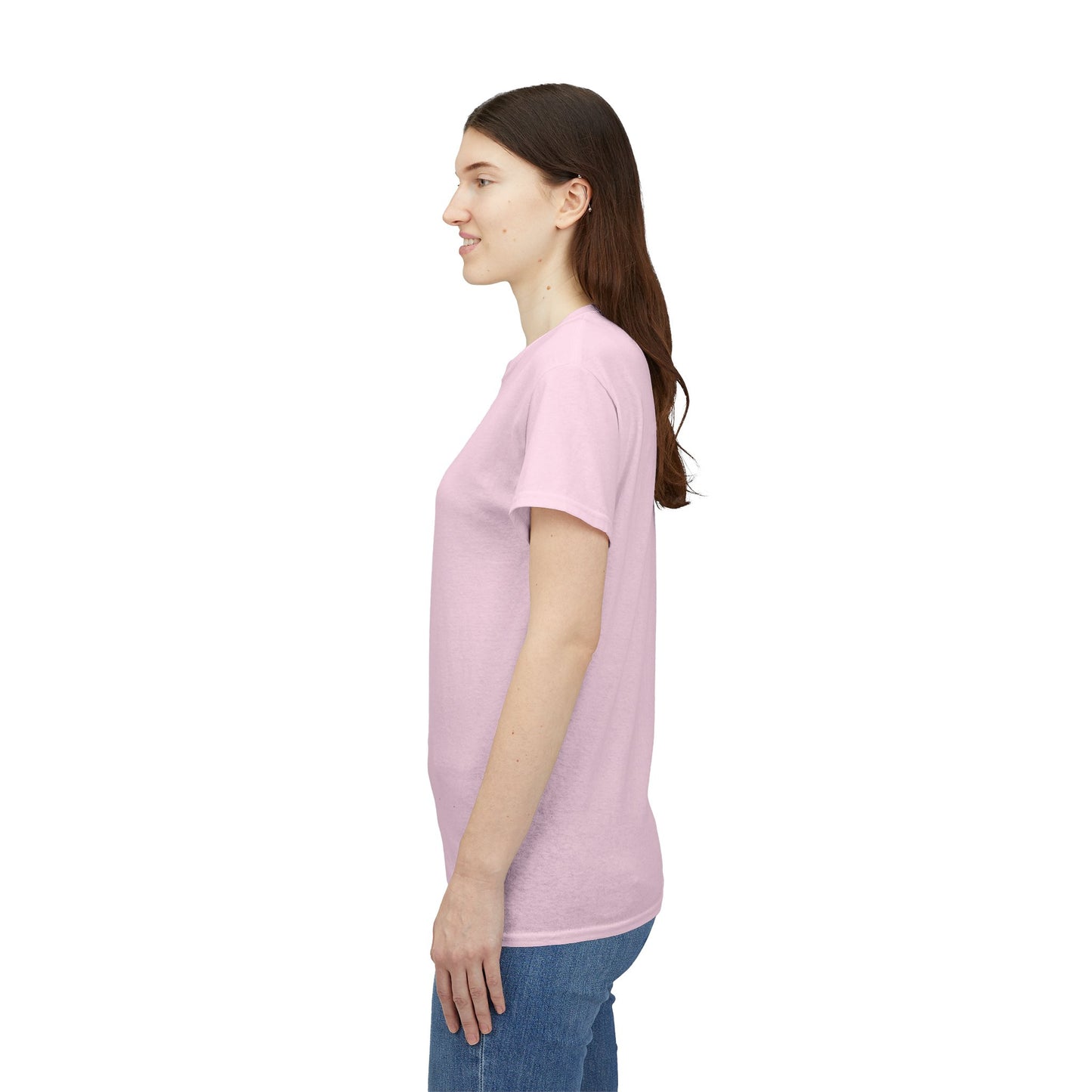 Women’s Casual light Pink Heavy Cotton Tee - Comfortable Everyday Wear