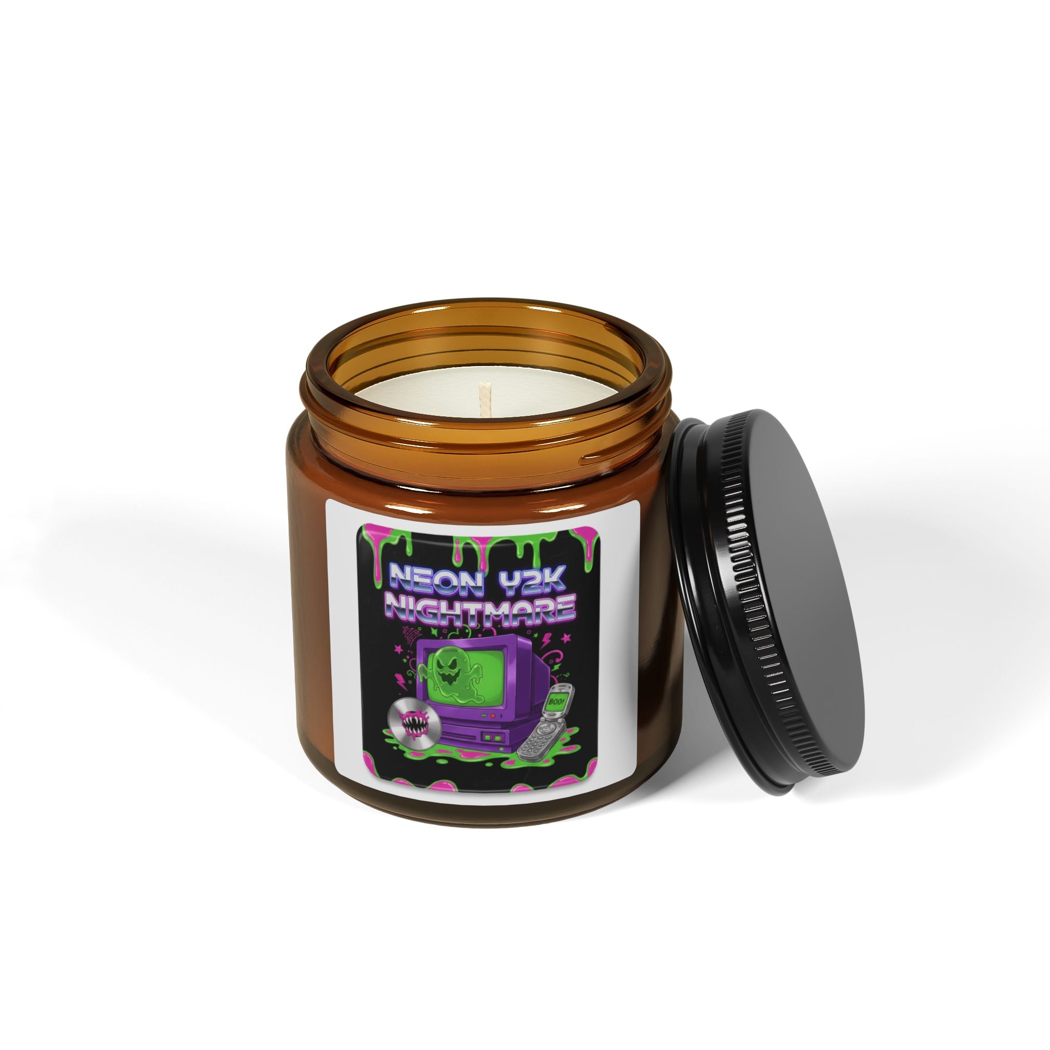 Glow-in-the-Dark Scented Candle, Aromatherapy, Home Décor, Gift for Gamers, Halloween Decorations, Relaxation