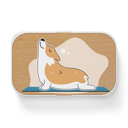 Corgi Yoga Bento Lunch Box - Cute & Functional Meal Container