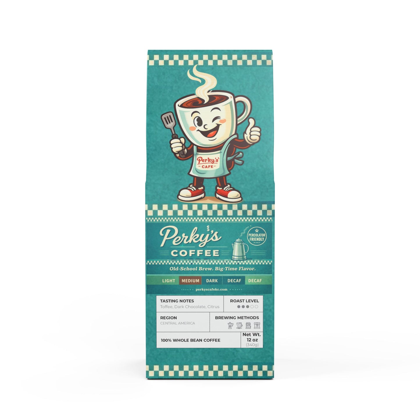 Perky’s Cafe KS Coffee Blend (Medium Roast)