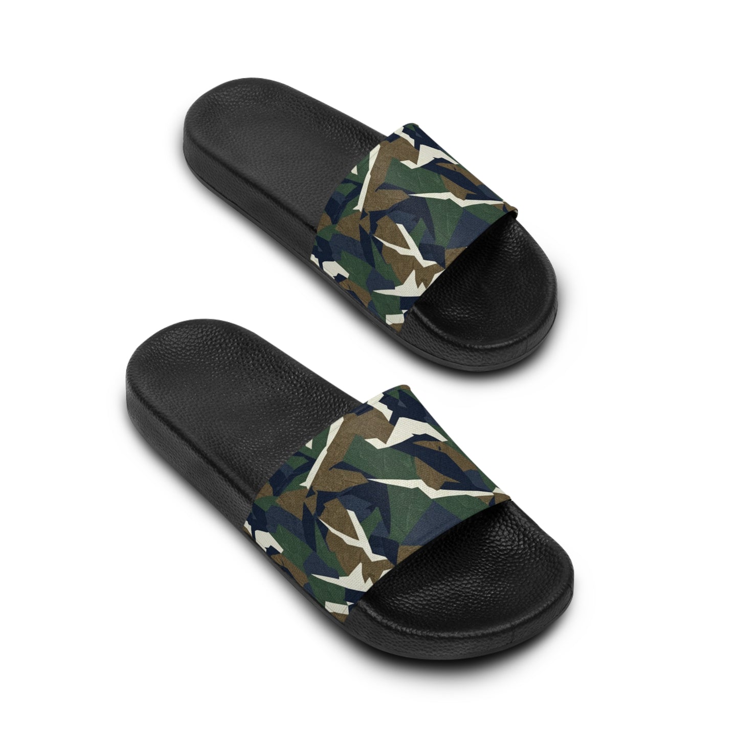 Men's Slide Sandals Refined Geometric Camouflage