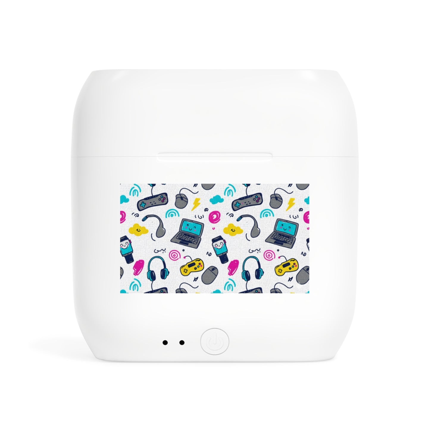 Wireless Earbuds Case — Retro Gaming Pattern