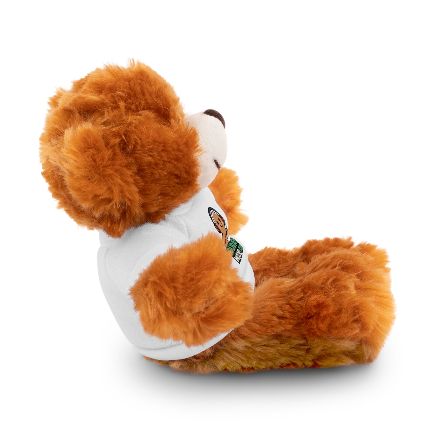 Holiday Mode On Gingerbread Bear Plush with Tee