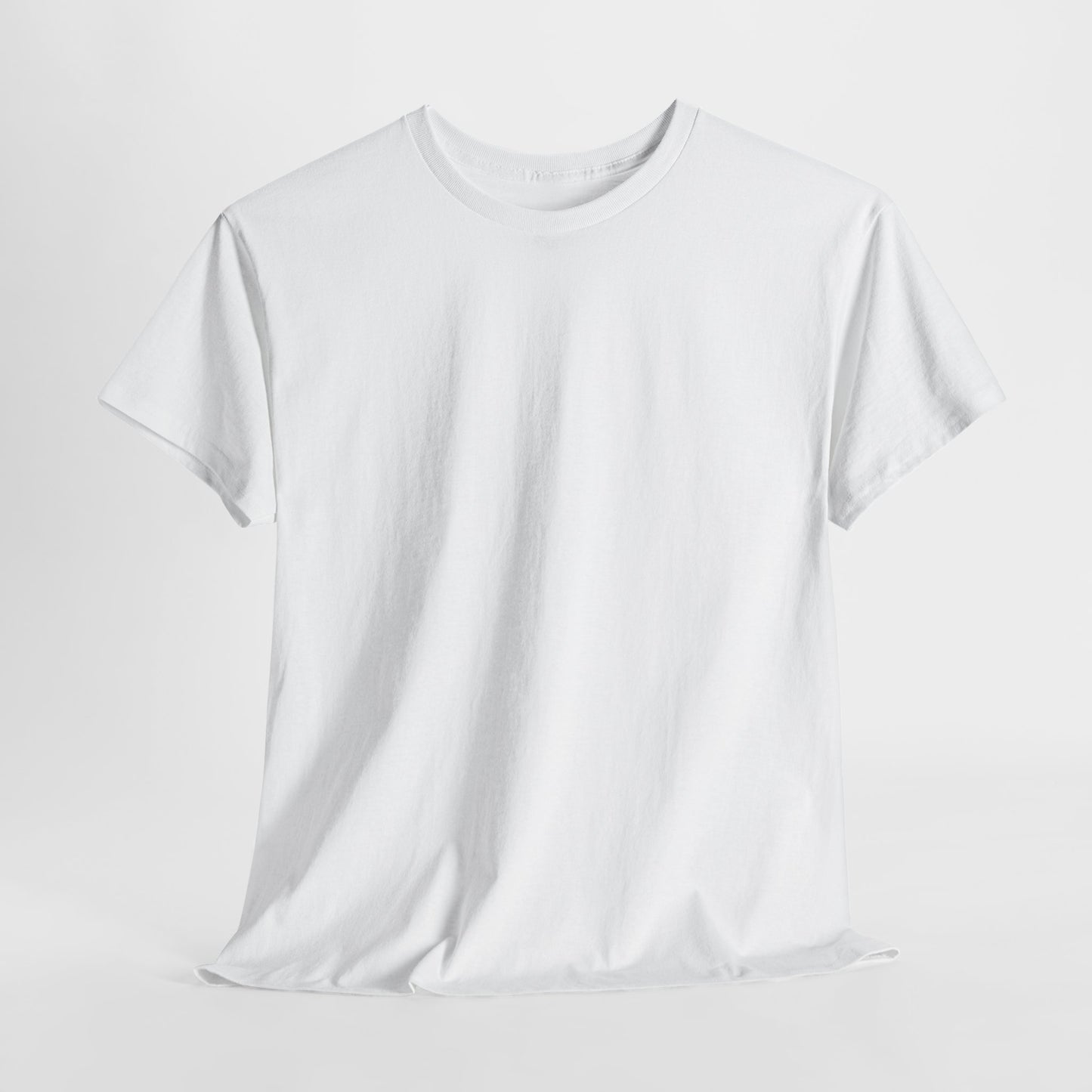 Women’s Casual white Heavy Cotton Tee - Perfect for Everyday Wear