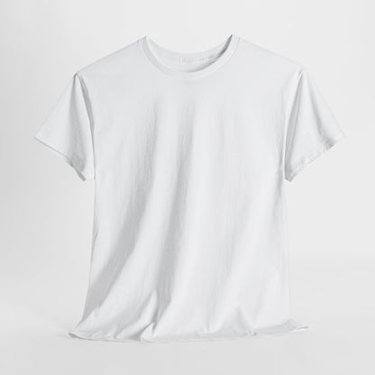 Women’s Casual white Heavy Cotton Tee - Perfect for Everyday Wear