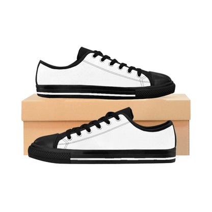 Black and white Women's Sneakers Converse inspired