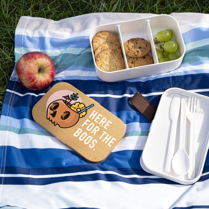 Halloween Bento Lunch Box - "Here for the Boos"