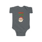Baby Bodysuit - "Holly Jolly" Santa Christmas Onesie