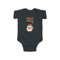 Baby Bodysuit - "Holly Jolly" Santa Christmas Onesie