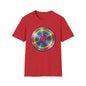 Retro Rainbow CD- Vinyl Record T-Shirt