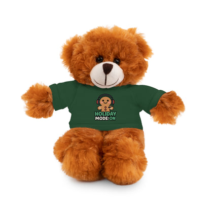 Holiday Mode On Gingerbread Bear Plush with Tee