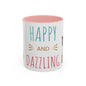 Happy and Dazzling Smoking Cat Accent Coffee Mug — 11/15oz (free shipping)