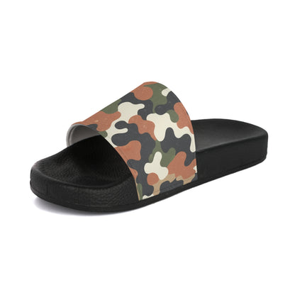 Women's Slide Sandals Abstract Camouflage / Textured Blotch