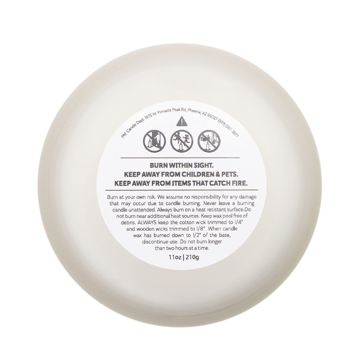 Let It Snow holiday candle collection, Frosted Glass Candle — 11oz Holiday Scented Candle