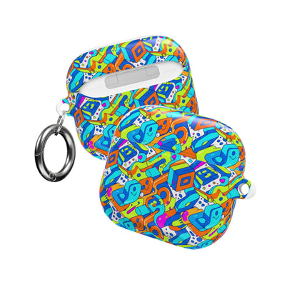 Colorful  AirPods Case — Retro Pop Graphic AirPod Case
